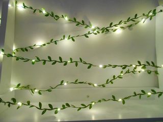 Etsy + Green Leaf Fairy Lights