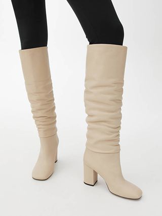 Arket + Slouchy Leather Boots