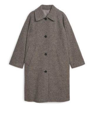 Arket + Bouclé Wool Coat