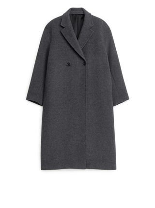 Arket + Double-Breasted Wool Coat