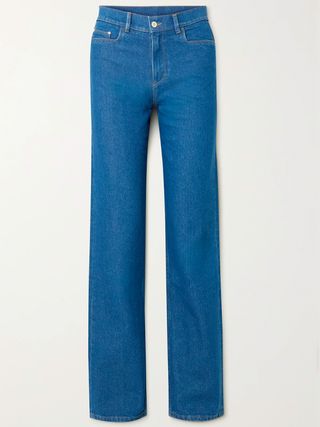 Wandler + + Net Sustain Poppy Organic High-Rise Straight-Leg Jeans