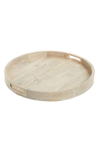 Nordstrom + At Home Large Round Acacia Wood Serving Tray