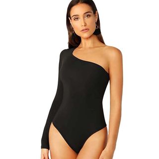 Floerns + One-Shoulder Bodysuit