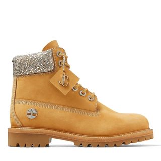Jimmy Choo x Timberland + Boots With Crystal Collar