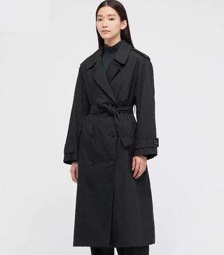 Uniqlo + Double-Breasted Trench Coat
