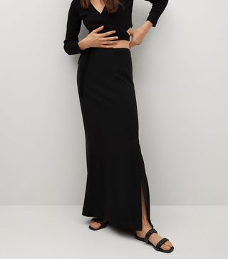 Mango + Slit Long Skirt