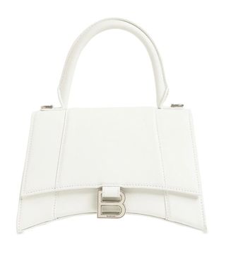 Balenciaga + Sm Hourglass Grained Leather Bag