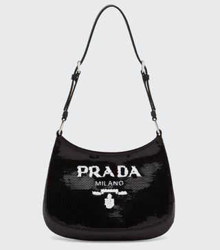 Prada + Cleo Paillettes Hobo Bag
