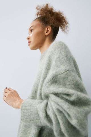 H&M + Mohair-Blend Sweater