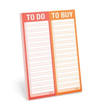 Knock Knock + To Do/To Buy Perforated Note Pad