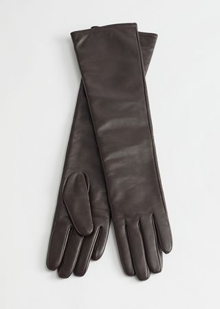 & Other Stories + Long Fitted Leather Gloves