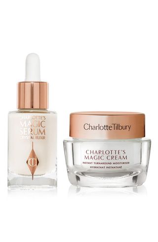 Charlotte Tilbury + Charlotte's Magic Cream & Magic Serum Travel Size Set