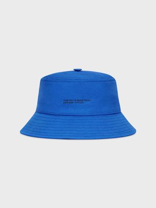 PANGAIA + Organic Cotton Bucket Hat—cobalt Blue