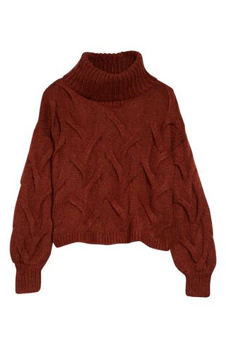 Madewell + Somervell Modern Cable Turtleneck Sweater