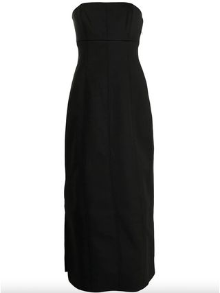 SIR the Label + Andre Strapless Midi Dress