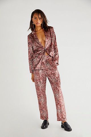 Minkpink + Paisley Velvet Suit