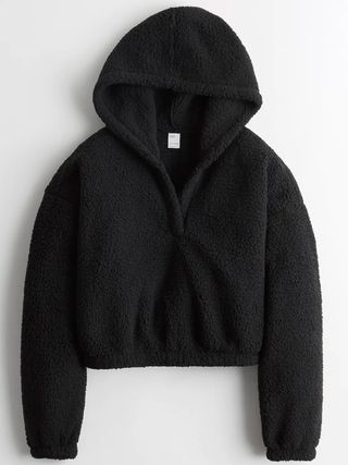 Gilly Hicks + Crop Sherpa Sleep Hoodie