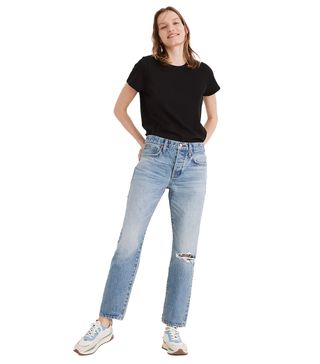 Rivet & Thread + Low-Rise Vintage Straight Jeans: Selvedge Edition