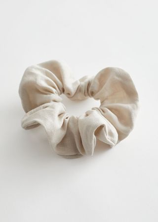 & Other Stories + Linen Hair Scrunchie