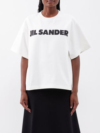 Jil Sander + Logo-Print Cotton-Jersey T-Shirt
