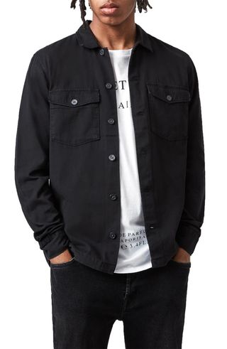 AllSaints + Spotter Button-Up Shirt Jacket