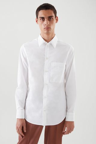 Cos + Regular-Fit Poplin Shirt