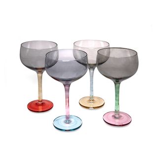 The Last Line + Candy Glass Champagne Coupe in Assorted Colors