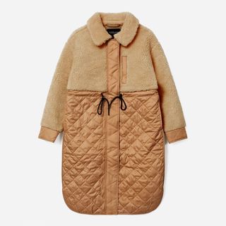 Everlane + The Quilted Teddy Coat