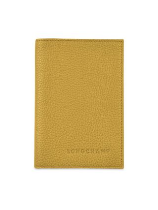 Longchamp + Le Foulonné Leather Passport Cover