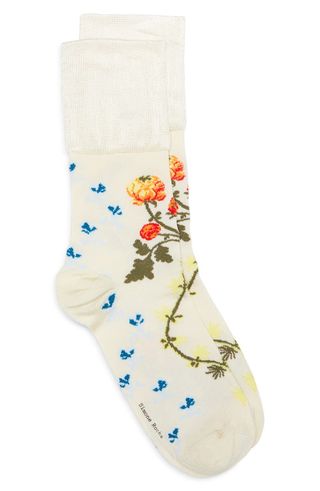 Simone Rocha + Creeping Flower Jacquard Ankle Socks