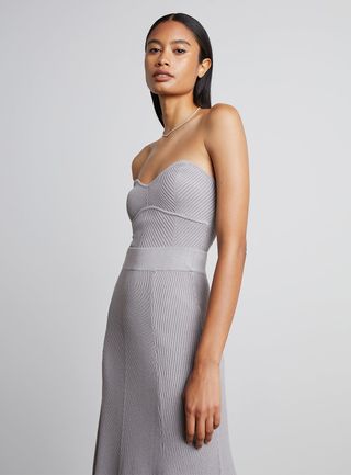 Who What Wear Collection + Cassandra Herringbone Bustier