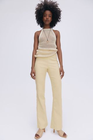 H&M + Linen-Blend Pants