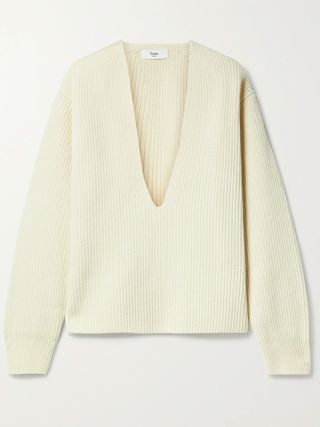 The Frankie Shop + Ribbed Wool Sweater