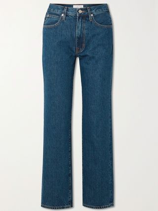 Slvrlake + + NET SUSTAIN Sophie Organic Mid-Rise Straight-Leg Jeans