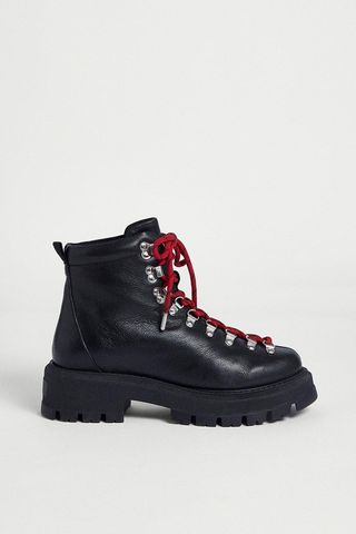 Warehouse + Real Leather Ski Hook Boot
