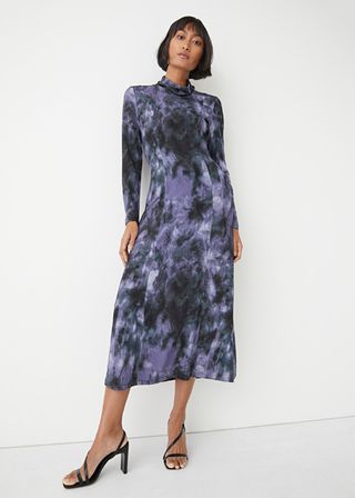 & Other Stories + Tie-Dye Midi Dress