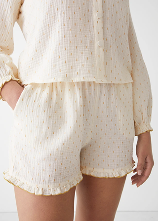 & Other Stories + Textured Pyjama Shorts