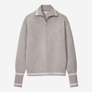 JW Anderson x Uniqlo + Merino Blend Long-Sleeve Half-Zip Sweater