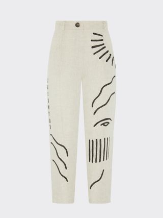 Fanfare Label + Painted Ethically Made Linen Trouser