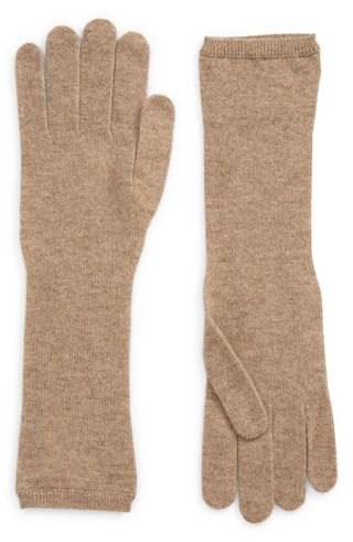 Max Mara + Oglio Long Cashmere Gloves