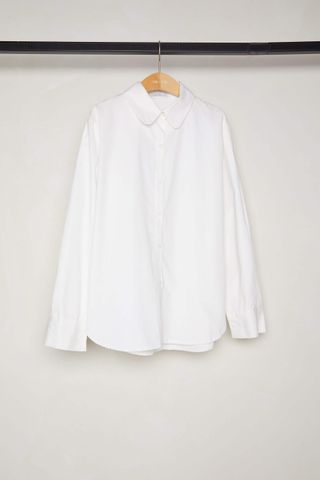 Oak + Fort + Shirt With Wide Sleeves in White