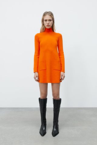Zara + Short Knit Dress