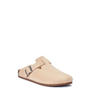 Time and Tru + Buckled Clog Casual Shoe
