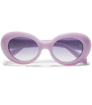 ACNE Studios + Oval-Frame Acetate Sunglasses