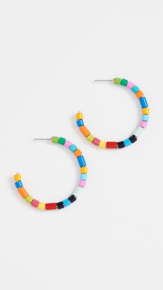 Roxanne Assoulin + U-Tube Hoop Earrings