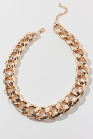Mango + Xl Statement Curb Chain Necklace