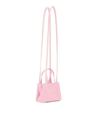 Telfar + Small Shopping Bag Vegan Leather Handbag Pink
