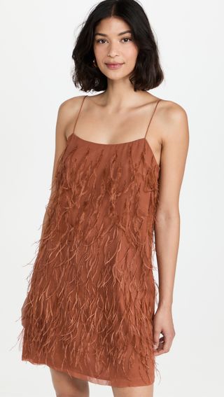Rebecca Taylor + Feather Dress