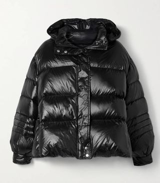 The Frankie Shop + Val Hooded Quilted Recycled Shell Down Jacket