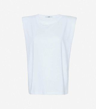 The Frankie Shop + Eva Padded Cotton-Jersey Top